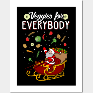 Veggies For Everybody Christmas Ugly Sweater Posters and Art